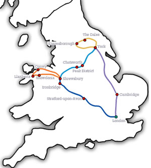 Heart of England, Wales and Yorkshire 5 Day Tour from London