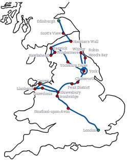 London to Edinburgh Adventure 8 Day Tour