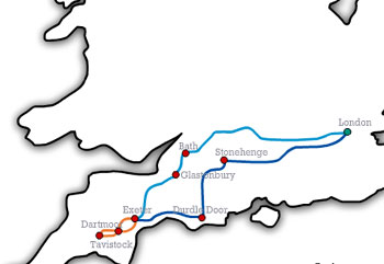 Stonehenge, Glastonbury, Bath and the South West Coast 3 Day Tour from London
